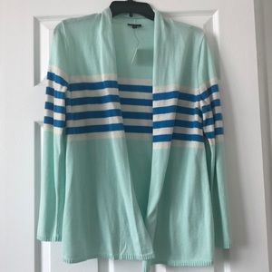 NWT Talbots fly away open cardigan.